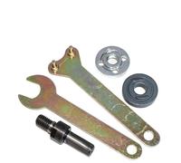1 set di parti di utensili 87 mm lungo mandrino adattatore porta disco con diametro interno 10 mm kit di chiavi utensili elettrici per smerigliatrice angolare (Color : 10x10mm)