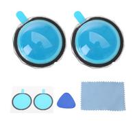 1 set di pellicole protettive adesive per lenti per 360 accessori per fotocamera con leva e panno per la pulizia