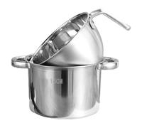 1 set di pentole a doppia caldaia in acciaio inox, pentole per il riscaldamento