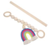 1 set di perline con nappe arcobaleno fermatende per tende supporti decorativi