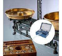 1 set di pesi di calibrazione della bilancia in acciaio, di precisione, per