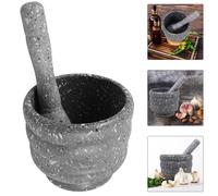 1 set di pestello manuale per schiacciare spezie per aglio con pestello per