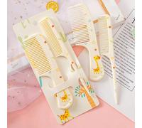 1 set di pettini per capelli per bambini con design a cartone animato, mini portatile e confezione a tema animale casuale Tagli UnicaAnimale,FumettoPolipropilene