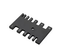 1 set di piastra di inserimento for tavolo da fresatura in alluminio, rifinitore for lavorazione del legno, fresatrice elettrica for legno con calibro for mitra for banco da lavoro fai da te(Ruler)