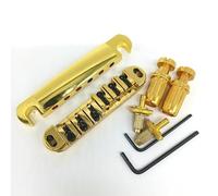1 set di piastre di coda del ponte con cuscinetti a sfera per chitarra elettrica LP SG Set Di Ponti Per Chitarra(Gold)