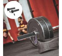 1 set di piastre portatili per bilanciere a molla a molla manica multifunzione.