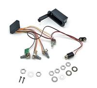 1 set di pickup per basso elettrico preamplificatore, pickup e metallo per una migliore chiarezza del suono e una configurazione semplice