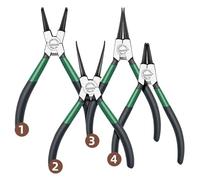 1 set di pinze for anelli elastici da 5/7/9/13 pollici, pinze for anelli di sicurezza for la rimozione e l'installazione di estrattori, anelli di bloccaggio, alberi, utensili manuali(10 inch)