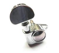 1 set di piroli per chitarra in lega di metallo argentato, chiavi, accessori per paletta dell'accordatore Piroli Per Accordatura Per Chitarra