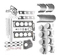 1 set di pistoni, anelli di tenuta, biella e cuscinetto principale dell'albero motore compatibili con Benz GL550 E500 S550 W212 W221 M273 5.5 V8
