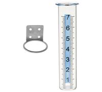 1 set di pluviometro da giardino per esterni con strumento per misurare la