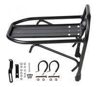 1 set di pneumatici per bici anteriore con accessori, portana anteriore in alluminio per cuscinetti a carico forte, panara di supporto per ciclismo multiuso per vettore picnic per bagagli da car