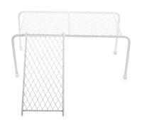 1 set di pollo in metallo da fattoria con piattaforma di alimentazione del