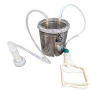 1 set di pompa for latte capra, for mucca e pecora, piccola macchina for mungitura manuale per pecore capre mucche(1.1kg Bovine)