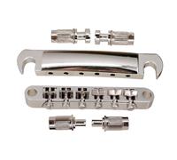 1 Set di Ponte per Chitarra, Pezzo di Coda D'argento per LP / EPI per Chitarra