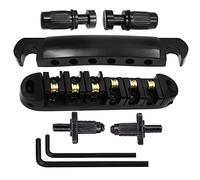 1 set di ponte per chitarra rock Tune O matic ponte coda pedale per chitarre elettriche oro/argento/nero