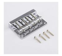 1 set di ponti a 4 corde per basso Rock Bass Bridge(Chrome)