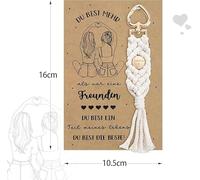 1 Set Di Portachiavi In Tessuto Con Perline Di Legno, Perline Con Lettere In Cristallo D'Amore, Regali Di Natale Per Fidanzate, Ciondolo Chiave Anti-Smarrimento.