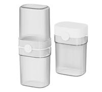 1 set di portasapone portatile - portasapone da viaggio, portaspazzolino