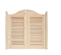 1 set di porte a battente automatiche bidirezionali | Ingresso for bar/negozi in legno massello con cerniere resistenti(W140cmxH90cm(55"x35.4"))