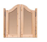 1 set di porte a battente doppie in legno massello personalizzabili - divisorio for animali domestici for casa e ufficio(W130cmxH90cm(51"x35.4"))