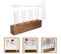 1 set di provette in con supporto in legno per stazione di propagazione