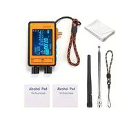 1 Set di Radio Portatile con Chip TEF6686 di Livello Automobilistico, Schermo Touch IPS da 2,4 Pollici, Banda Completa, Banda Aeronautica e