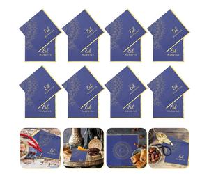 1 Set di Ramadan Monouso Tovagliolo Party Dinner Table Decor Decorative Party