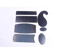 1 set di raschietti per violino e chitarra, in acciaio e legno 12pcs
