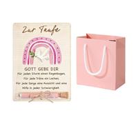 1 Set Di Regali Per Il Nome Del Bambino, 1 Borsa Rosa, Portagioie Semplice, Borsa Regalo Per Gioielli, Borsa Da Imballaggio Per Bracciale, Regalo Di Battesimo Per Ragazze, Souvenir Per Le Vacanze.
