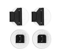 1 set di ricambio per griglia per neonati, montaggio a parete, piastra base con viti a gancio per migliorare il bambino e gli animali domestici