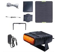 1 set di riscaldatori solari per pollaio, riscaldatori alimentati a serra, riscaldatori per polli, riscaldatori alimentati per serra, riscaldamento rapido, casa per cani, tenda da coltivazione, serra