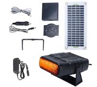 1 set di riscaldatori solari per pollaio, riscaldatori alimentati da serra, riscaldatori per polli, riscaldatori alimentati per serre, riscaldamento rapido, casa per cani, tenda da coltivazione, serra