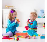 1 set di rullante per bambini: tamburo di legno per l'educazione musicale