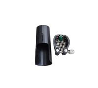 1 set di sassofono flauto in bachelite testa clip morbida + accessori per strumenti flauto cappello(Alto)