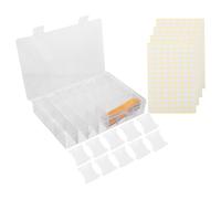 1 set di scatole per organizzare il filo da ricamo, avvolgitore manuale per