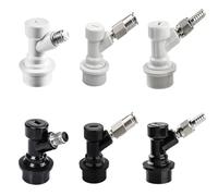 1 set di scollegamento con blocco a sfera, connettore di scollegamento per fusti di birra casalinga, erogatore di liquidi/gas, con innesto a pressione e dadi girevoli, kit per la produzione di vino