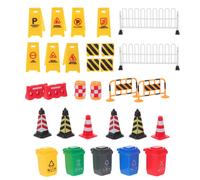 1 set di segnali stradali in miniatura Segnali stradali Segnaletica stradale