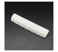 1 Set Di Selle Per Ponte Per Chitarra In Osso A 6 Corde E Set Di Dadi Per Strumenti Musicali Per Chitarra Classica Acustica(Acoustic left)