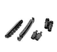 1 Set Di Sellette E Cordiere Per Ponte A 12 Corde Nere Per Chitarra Elettrica LP Parti di chitarra Ponte