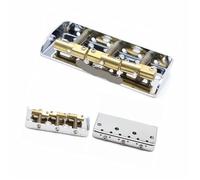 1 set di sellette in ottone per ponte corto per chitarra elettrica TL colore argento cromato WTBS Set Di Ponti Per Chitarra