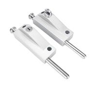 1 set di serratura antifurto con fibbia di bloccaggio della porta e serratura rotativa senza chiave(100 * 40 * 8mm)