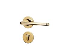 1 set di serratura silenziosa in lega di alluminio for porta della camera da letto con maniglia divisa e chiave(STYLE-B_58MM)