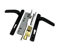 1 set di serrature for porte con schermo in serie di alluminio a ponte rotto in acciaio inossidabile, set completo di serrature for maniglie con chiave uguale(E1)