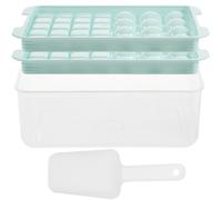 1 set di sfere di ghiaccio rotonde del congelatore vassoio di ghiaccio stampo