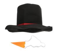 1 set di Snowman di natale fai -da -te che il naso decorazione fai da