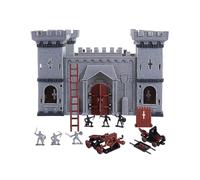 1 set di soldati del castello giocattolo assemblato