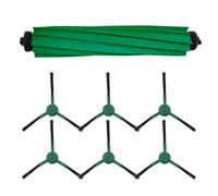 1 set di spazzole in gomma multisuperficie in nylon e plastica + spazzola laterale for aspirapolvere Roomba 205 / Plus 405 for Combo / 505 for Combo