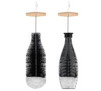1 set di spazzole per bottiglie, 35 cm, compatibile con bottiglie di vetro Sodastream, spazzola per bottiglie di vetro, per caraffa di bicchiere/bottiglie di sodio/biberon