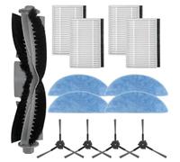 1 set di spazzole principali, spazzole laterali, filtro e panno for mocio, cattura efficacemente polvere e particelle for ECOVACS, YEEDI Y1 e PRO PLUS.